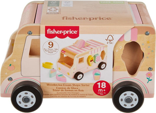 Fisher Price Παιχνίδι Στοίβαξης από Ξύλο για 18+ Μηνών HXT86 - Image 3