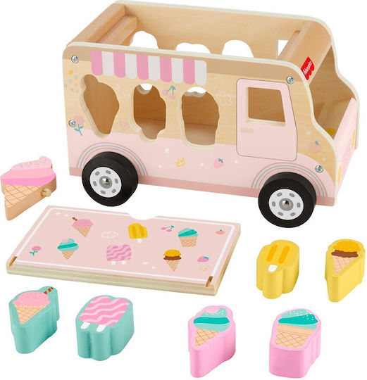 Fisher Price Παιχνίδι Στοίβαξης από Ξύλο για 18+ Μηνών HXT86 - Image 5