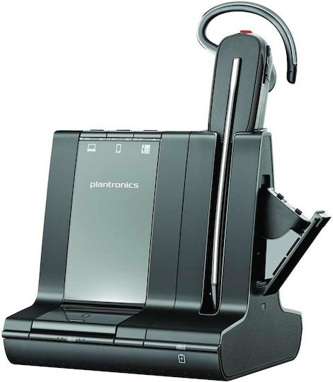Poly Savi 8245 UC M USB-A Ασύρματα On Ear Multimedia Ακουστικά με μικρόφωνο