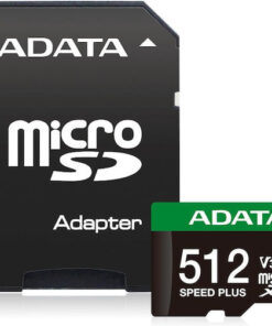 Adata microSDXC 512GB Class 10 U3 V30 A2 με αντάπτορα