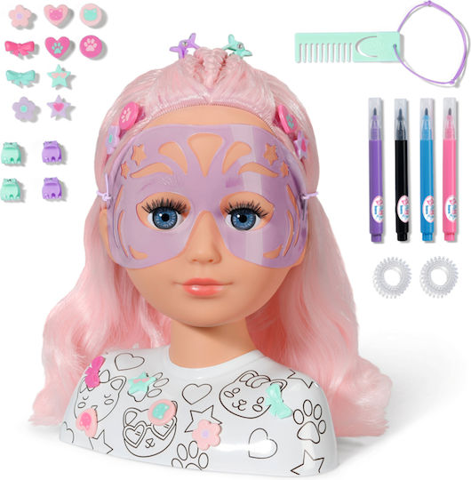 ZAPF Creation Baby Born Sister Styling Artist Κεφάλι Ομορφιάς 836033 - Image 5