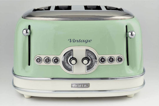 Ariete Vintage 00C015604AR0 Φρυγανιέρα 4 Θέσεων 1630W Πράσινη - Image 5