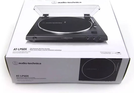 Audio Technica AT-LP60X Πικάπ με Belt Drive και Προενίσχυση Μαύρο - Image 9