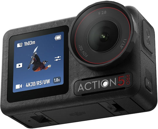 DJI Osmo Action 5 Pro Action Camera 4K Ultra HD Υποβρύχια Standard Combo με Οθόνη Αφής 2.5" και Wi-Fi Μαύρη - Image 6