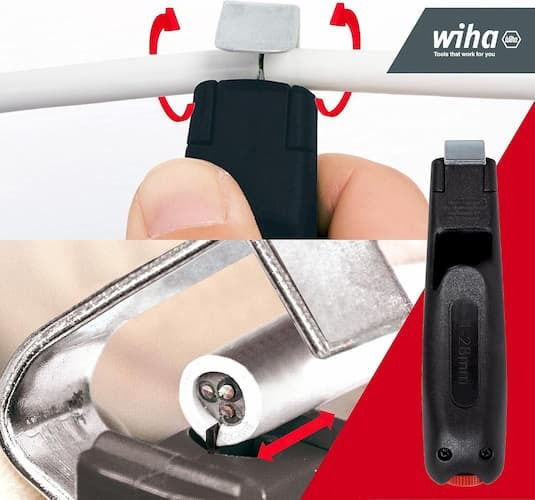 Wiha Ρυθμιζόμενος Απογυμνωτής Καλωδίων με Μήκος 130mm - Image 2