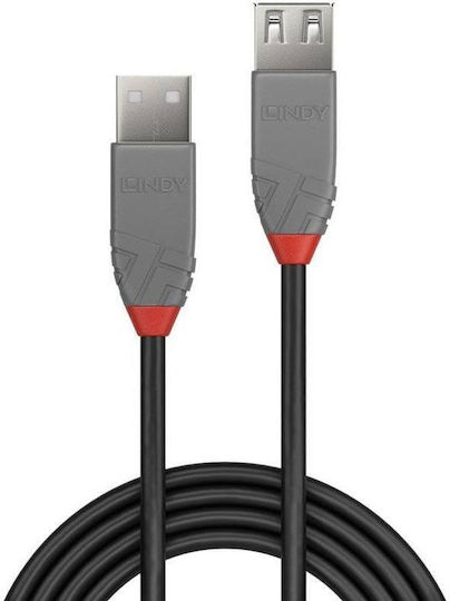Lindy USB 2.0 Cable USB-A male - USB-A female 5m (36705) - Image 3