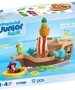 Playmobil Junior Ο Πίτερ Παν και το Πειρατικό Πλοίο του Κάπτεν Χουκ για 1-4 ετών 71769