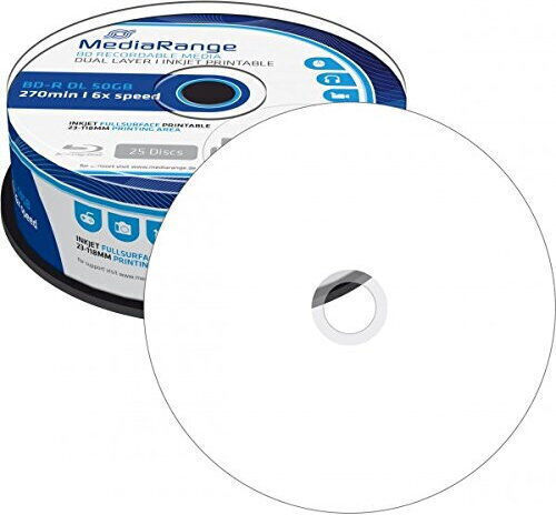 MediaRange Εγγράψιμα BD-R 6x Dual Layer Printable 50GB Cake Box 25τμχ (MR510) - Image 4
