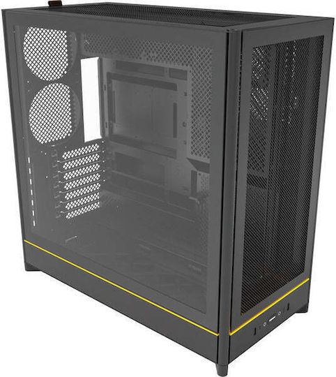 Montech HS01 Midi Tower Κουτί Υπολογιστή Μαύρο - Image 2