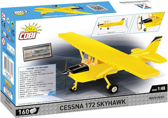 Cobi Τουβλάκια Cessna 172 Skyhawk για 7+ Ετών 160τμχ COBI-26621 - Image 7