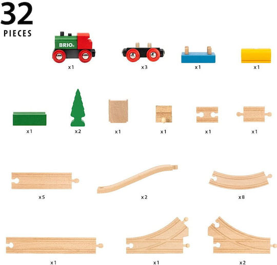 Brio Toys Anniversary Σετ με Τρενάκι από Ξύλο για 3+ Ετών - Image 8