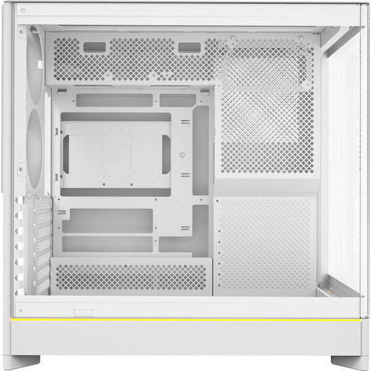Montech HS02 Gaming Midi Tower Κουτί Υπολογιστή με Πλαϊνό Παράθυρο Λευκό - Image 5
