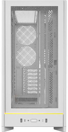 Montech HS01 Midi Tower Κουτί Υπολογιστή Λευκό - Image 5