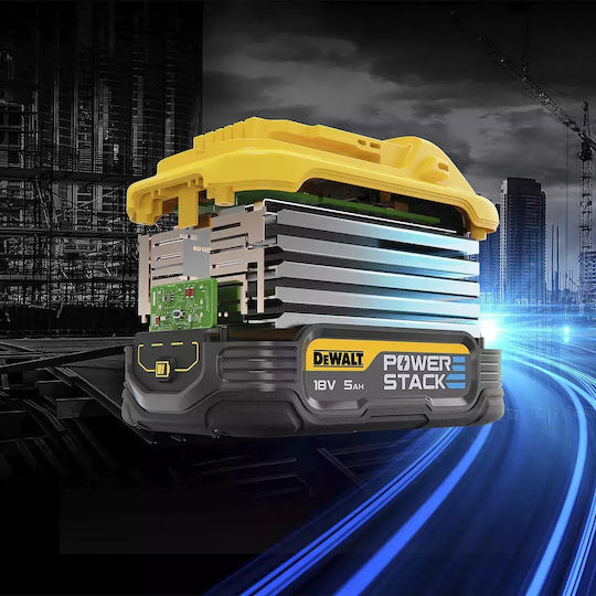 Dewalt Σετ 2 Μπαταριών Εργαλείου 18V Χωρητικότητας 5Ah με Φορτιστή PowerStack - Image 4