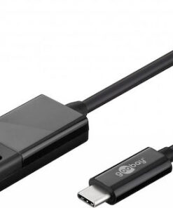 Goobay USB 2.0 Cable USB-C male - DisplayPort male Μαύρο 1.2m (79295)