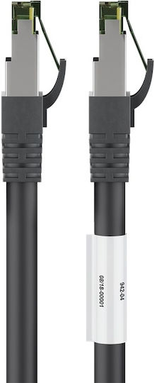 Goobay S/FTP Cat.8.1 Καλώδιο Δικτύου Ethernet 2m Μαύρο 1τμχ 66722 - Image 2