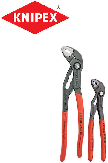 Knipex Cobra Σετ Γκαζοτανάλιες 180.25mm 00 31 20 V01 2τμχ - Image 3