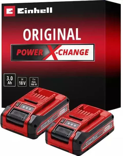 Einhell Μπαταρία Εργαλείου Λιθίου 18V με Χωρητικότητα 3Ah 4511631 - Image 3