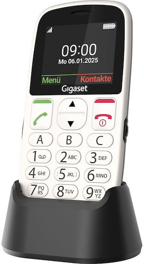 Gigaset GL395 Dual SIM Κινητό με Μεγάλα Κουμπιά Λευκό - Image 2