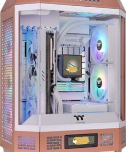 Thermaltake The Tower 600 Midi Tower Κουτί Υπολογιστή με Πλαϊνό Παράθυρο Mocha Mousse
