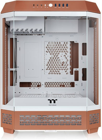 Thermaltake The Tower 600 Midi Tower Κουτί Υπολογιστή με Πλαϊνό Παράθυρο Mocha Mousse - Image 2