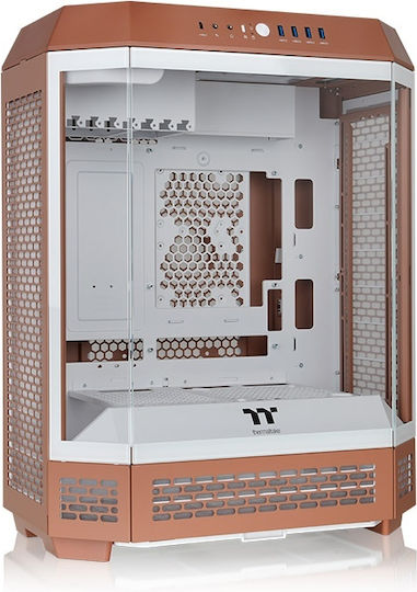 Thermaltake The Tower 600 Midi Tower Κουτί Υπολογιστή με Πλαϊνό Παράθυρο Mocha Mousse - Image 3
