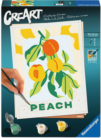 Ravensburger Creart Paint By Numbers Adults Peaches - Image 2