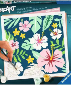 Alternative view of Ravensburger Paint By Numbers Exotic Flowers
