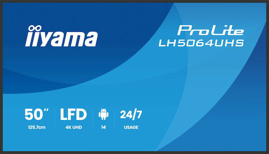 Iiyama LH7564UHS-B1AG Public Display LED 4K UHD 75"