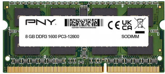 PNY DDR3 με Module 1x8GB και Ταχύτητα 1600 για Laptop SOD8GBN12800/3L-SB - Image 4