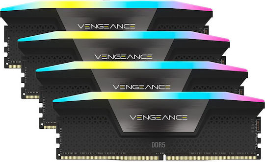 Corsair Vengeance RGB XMP DDR5 128GB RAM με 4x32GB Modules και Ταχύτητα 5600 για Desktop CMH128GX5M4B5600C40 - Image 7