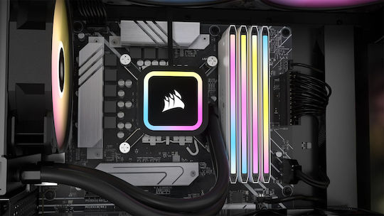 Corsair Dominator Titanium RGB XMP White DDR5 64GB RAM με 4x16GB Modules και Ταχύτητα 6000 για Desktop CMP64GX5M4B6000C36W - Image 8