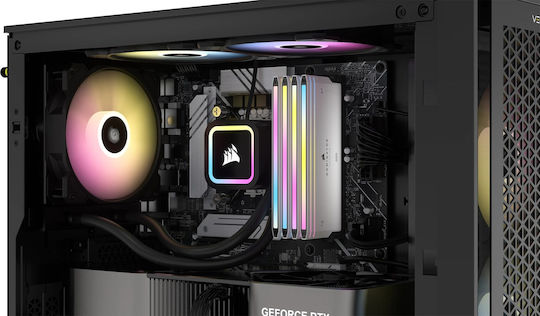 Corsair Dominator Titanium RGB XMP White DDR5 64GB RAM με 4x16GB Modules και Ταχύτητα 6000 για Desktop CMP64GX5M4B6000C36W - Image 10