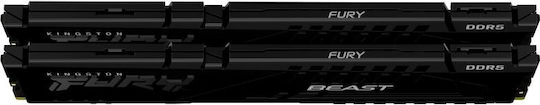 Kingston FURY Beast DDR5 16GB RAM με 2x8GB Modules και Ταχύτητα 6000 για Desktop KF560C30BBEK2-16 - Image 4