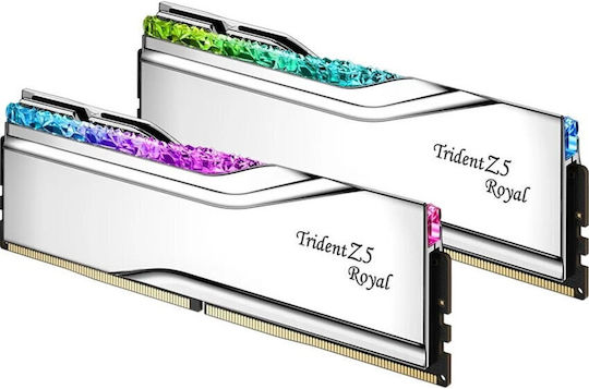 G.Skill Trident Z5 Royal DDR5 32GB RAM με 2x16GB Modules και Ταχύτητα 6400 για Desktop F5-6400J3039G16GX2-TR5S - Image 6
