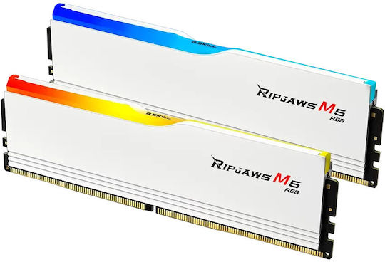 G.Skill Ripjaws M5 RGB DDR5 64GB RAM με 2x32GB Modules και Ταχύτητα 6000 για Desktop F5-6000J3238G32GX2-RM5RW - Image 4