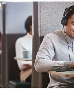 Alternative view of Jabra Evolve2 30 Se Stereo Headphones Usb Usb-c Microphone 28mm Drivers Uc Certified Black