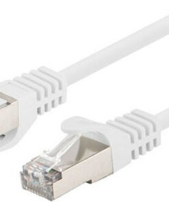 Lanberg U/UTP Cat.6 Καλώδιο Δικτύου Ethernet 0.25m Λευκό 10τμχ (PCF6-20CC-0025-W)