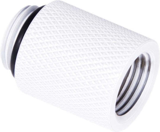 Alphacool Icicles Extension 20mm G1 / 4 AG to G1 / 4 IG Fittings Λευκό ALPHACOOL-17568 - Image 3