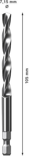Bosch Διαμαντοτρύπανο HSS με SDS Plus Στέλεχος για Ξύλο 7.5x105mm 2608900528 - Image 4