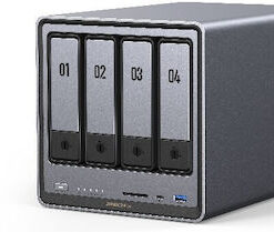 Ugreen DXP4800 Plus NAS Tower με 4 θέσεις για HDD/SSD και 2 θύρες Ethernet