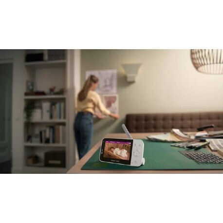 Philips Ασύρματη Ενδοεπικοινωνία Μωρού με Κάμερα & Οθόνη 4.3" , Αμφίδρομη Επικοινωνία & Νανουρίσματα SCD921/26 - Image 9