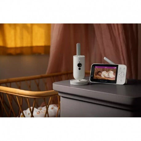 Philips Ασύρματη Ενδοεπικοινωνία Μωρού με Κάμερα & Οθόνη 4.3" , Αμφίδρομη Επικοινωνία & Νανουρίσματα SCD921/26 - Image 6