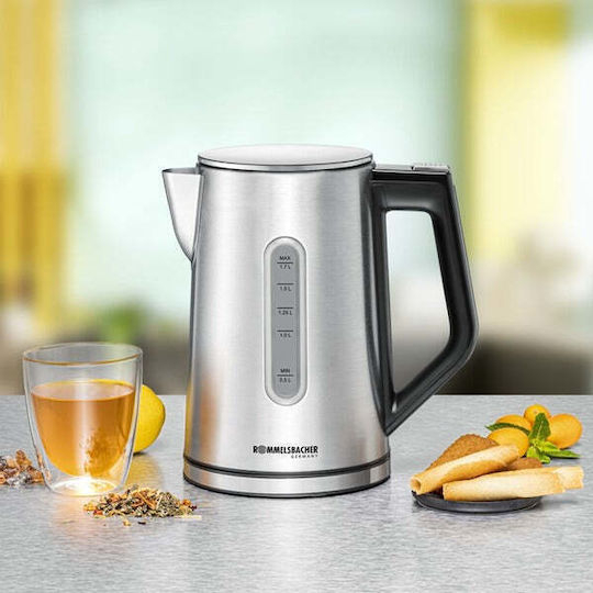 Rommelsbacher WK 3000 Βραστήρας 1.7lt 3000W Ασημί - Image 3