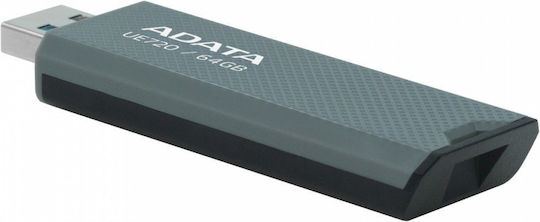 Adata Ue720 256GB USB 3.2 Stick Γκρι - Image 4