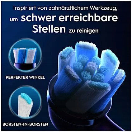 Oral-B iO Ultimate Clean Ανταλλακτικές Κεφαλές για Ηλεκτρική Οδοντόβουρτσα Black 4τμχ - Image 3