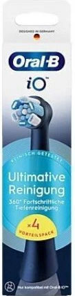 Oral-B iO Ultimate Clean Ανταλλακτικές Κεφαλές για Ηλεκτρική Οδοντόβουρτσα Black 4τμχ - Image 4