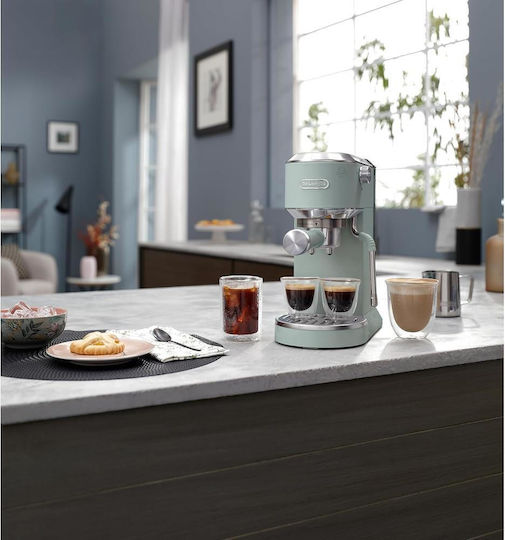 De'Longhi Dedica Duo Μηχανή Espresso 1450W Πίεσης 15bar Πράσινη - Image 7