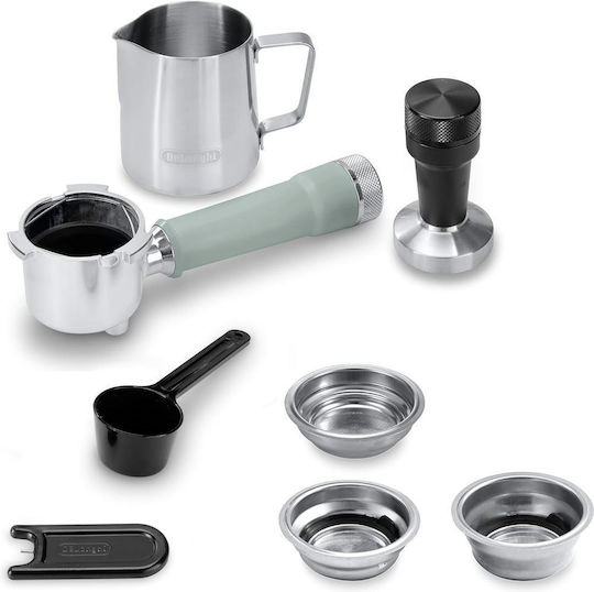 De'Longhi Dedica Duo Μηχανή Espresso 1450W Πίεσης 15bar Πράσινη - Image 8