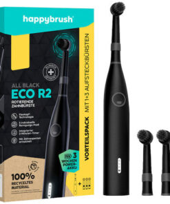 Happy Brush Ηλεκτρική Οδοντόβουρτσα Μαύρη